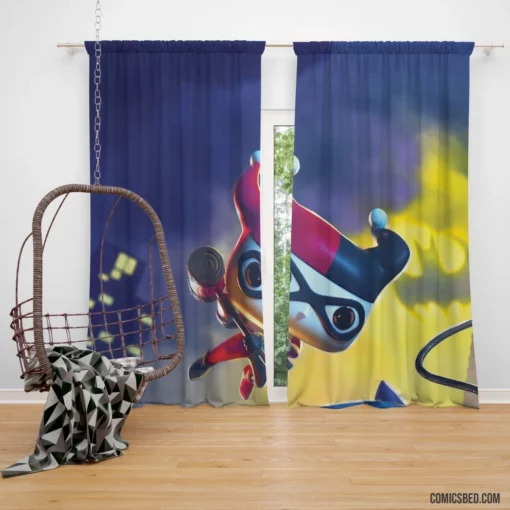 Harley Quinn Funko POP! DC Mischievous Jester Comic Curtain