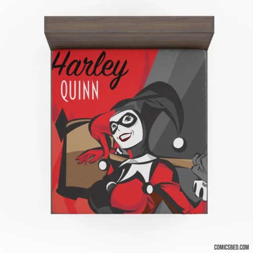 Harley Quinn Gotham Icon Comic Fitted Sheet 1