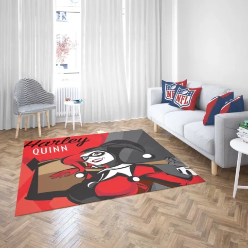 Harley Quinn Gotham Icon Comic Rug 2