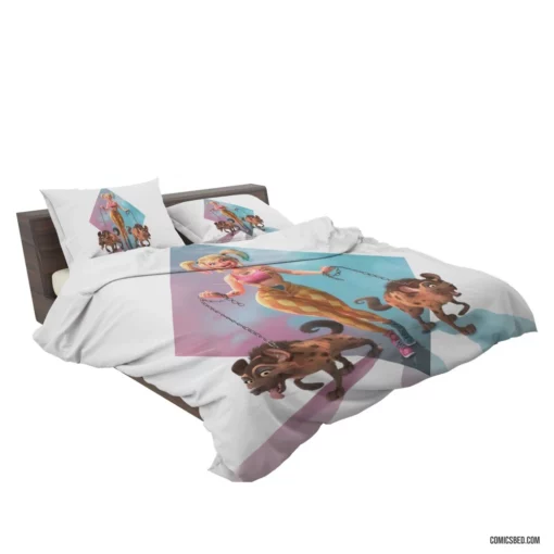 Harley Quinn Hyena DC Dynamic Duo Comic Bedding Set 2