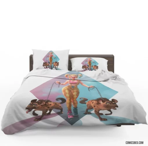 Harley Quinn Hyena DC Dynamic Duo Comic Bedding Set