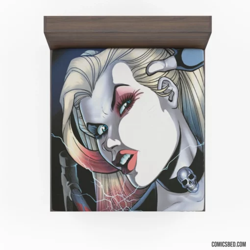 Harley Quinn Iconic Villainess Comic Fitted Sheet 1