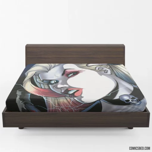 Harley Quinn Iconic Villainess Comic Fitted Sheet