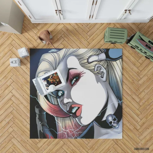 Harley Quinn Iconic Villainess Comic Rug