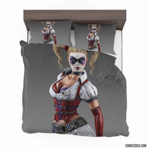 Harley Quinn Insane Adventures Comic Bedding Set 1