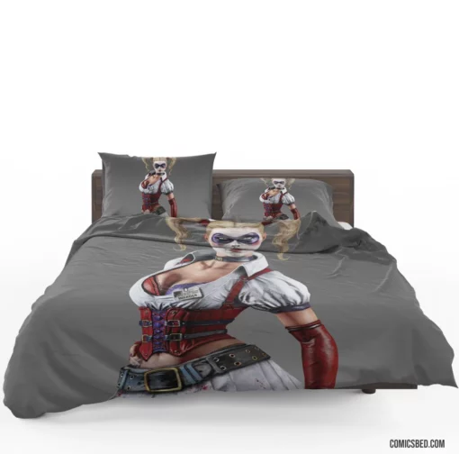 Harley Quinn Insane Adventures Comic Bedding Set