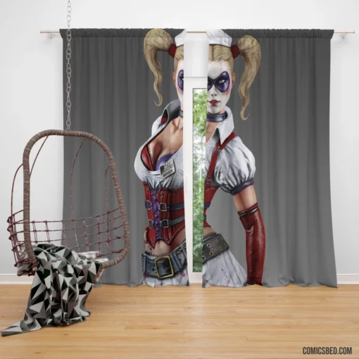 Harley Quinn Insane Adventures Comic Curtain