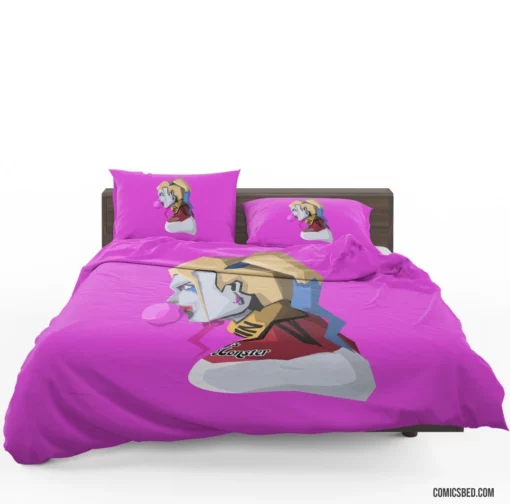 Harley Quinn Mad Love and Mayhem Comic Bedding Set