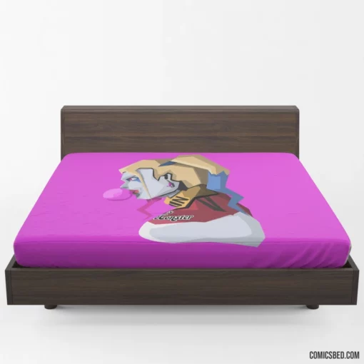 Harley Quinn Mad Love and Mayhem Comic Fitted Sheet