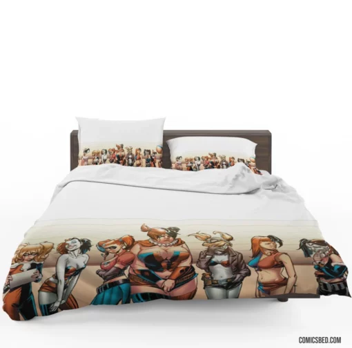 Harley Quinn Madcap Mayhem DC Comic Bedding Set