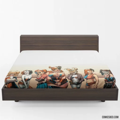 Harley Quinn Madcap Mayhem DC Comic Fitted Sheet