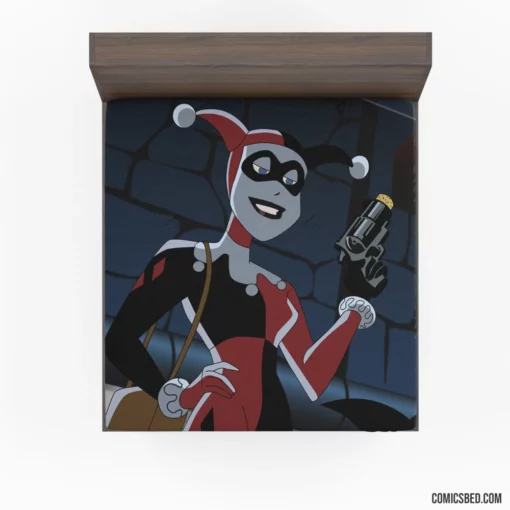 Harley Quinn Madcap Mischief Comic Fitted Sheet 1