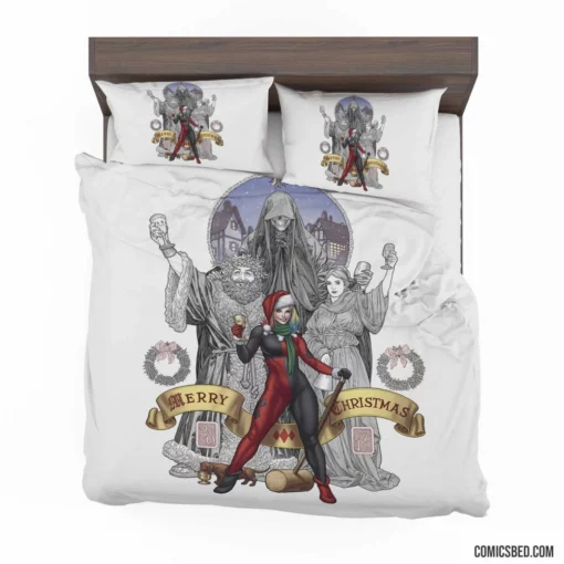 Harley Quinn Merry Mayhem Comic Bedding Set 1