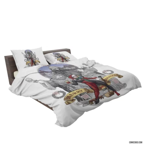 Harley Quinn Merry Mayhem Comic Bedding Set 2