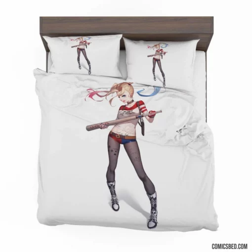 Harley Quinn Misadventures Comic Bedding Set 1