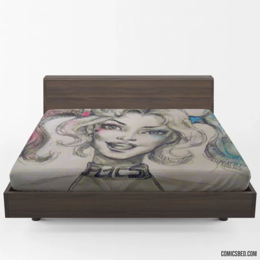 Harley Quinn Mischief Mania Comic Fitted Sheet