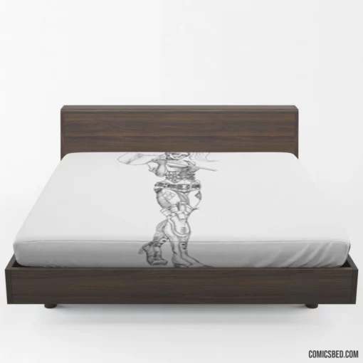 Harley Quinn Mischievous Antics Comic Fitted Sheet