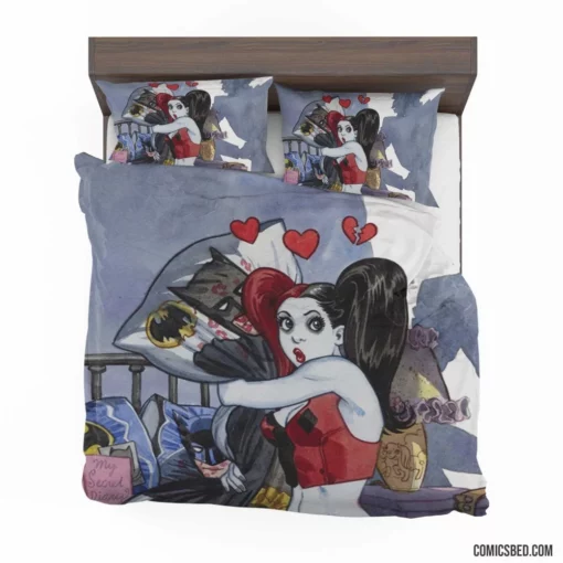 Harley Quinn Mischievous Jester Comic Bedding Set 1