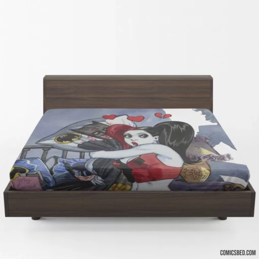 Harley Quinn Mischievous Jester Comic Fitted Sheet