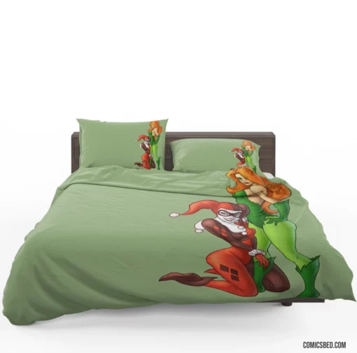 Harley Quinn & Poison Ivy DC Duo Comic Bedding Set