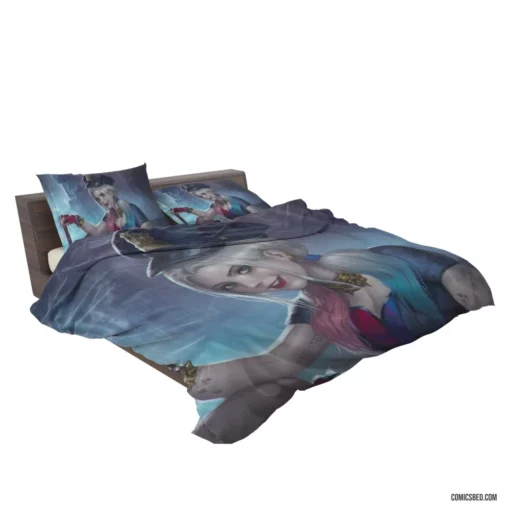 Harley Quinn Police DC Joker Comic Bedding Set 2