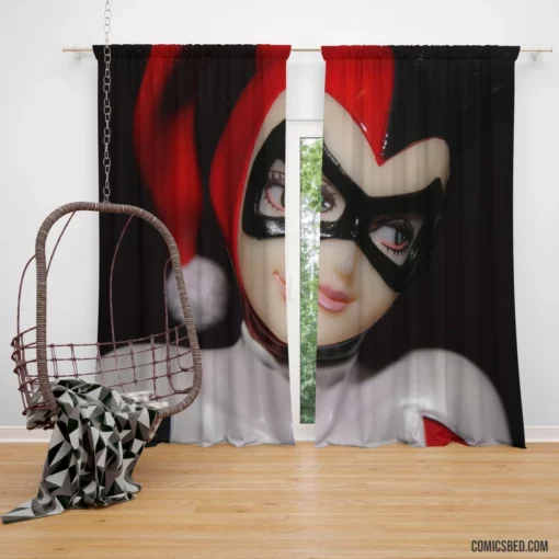 Harley Quinn Queen of Chaos Comic Curtain