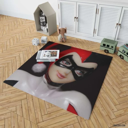 Harley Quinn Queen of Chaos Comic Rug 1