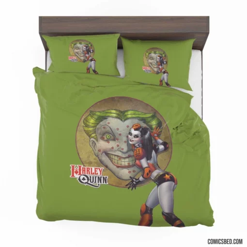 Harley Quinn Queen of Chaos Redux Comic Bedding Set 1