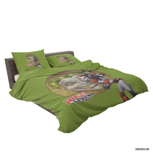 Harley Quinn Queen of Chaos Redux Comic Bedding Set 2