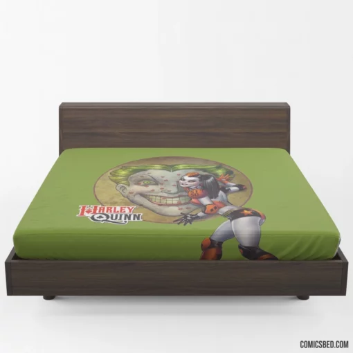 Harley Quinn Queen of Chaos Redux Comic Fitted Sheet