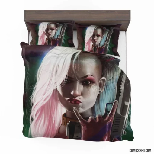 Harley Quinn Unleashed DC Rebellious Jester Comic Bedding Set 1