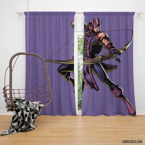 Hawkeye Archer Adventures Comic Curtain