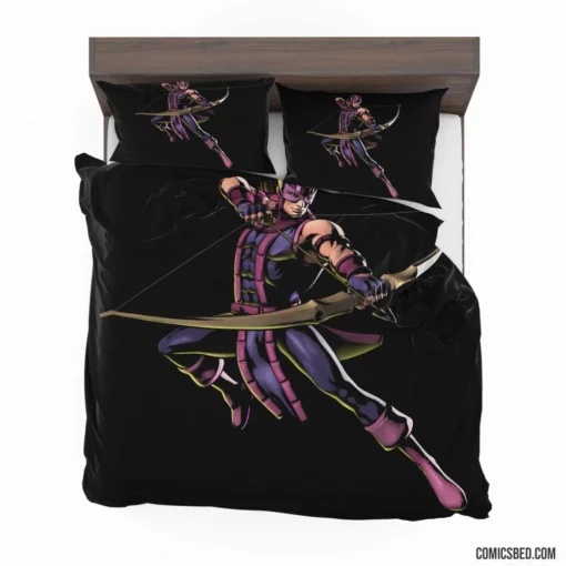 Hawkeye Archer Exploits Comic Bedding Set 1