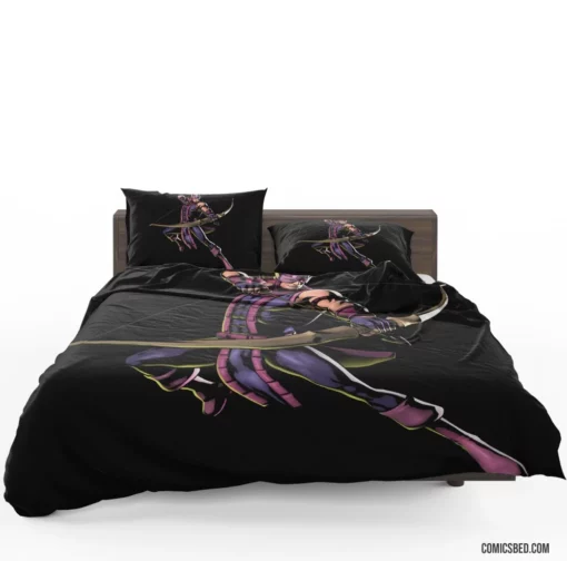 Hawkeye Archer Exploits Comic Bedding Set