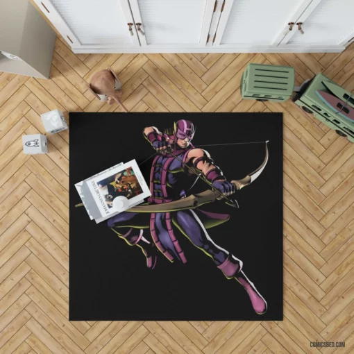 Hawkeye Archer Exploits Comic Rug