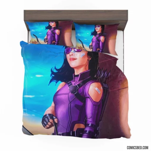 Hawkeye Kate Bishop Marvel Archer Comic Bedding Set 1