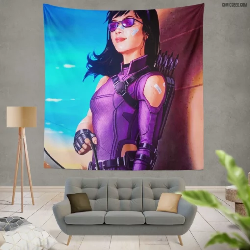 Hawkeye Kate Bishop Marvel Archer Comic Wall Tapestry