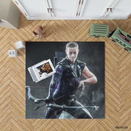 Hawkeye Marvel Expert Marksman Comic Rug