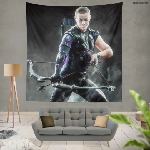 Hawkeye Marvel Expert Marksman Comic Wall Tapestry