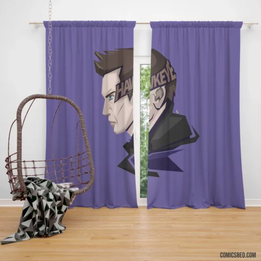 Hawkeye Marvel Marksman Comic Curtain