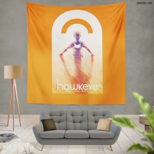 Hawkeye Master Archer Comic Wall Tapestry