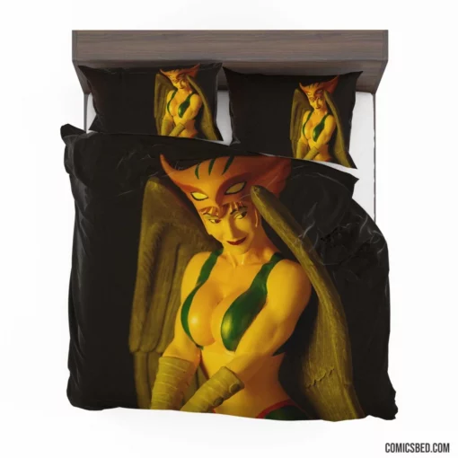 Hawkgirl Winged Heroine Comic Bedding Set 1