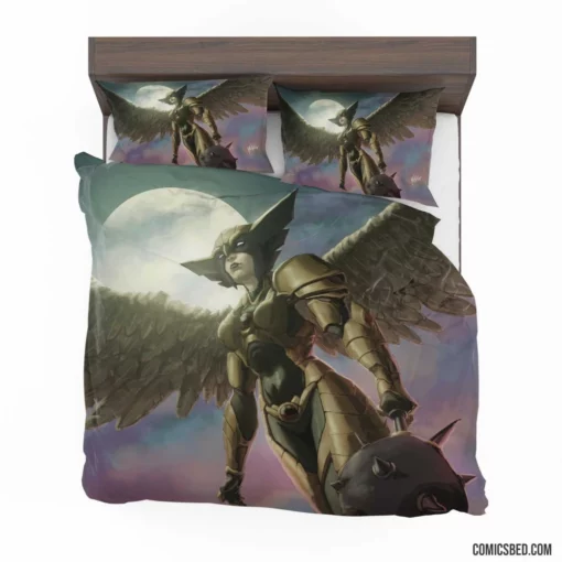 Hawkgirl Wings DC Avian Avenger Comic Bedding Set 1