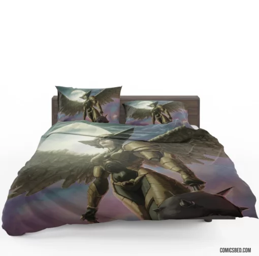 Hawkgirl Wings DC Avian Avenger Comic Bedding Set