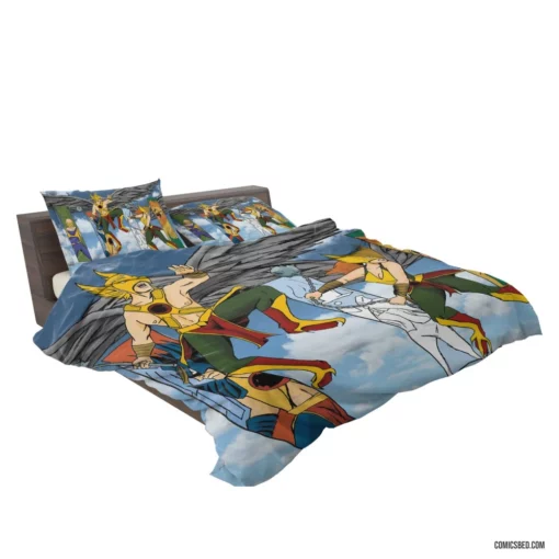 Hawkman & Hawkgirl DC Warrior Quest Comic Bedding Set 2