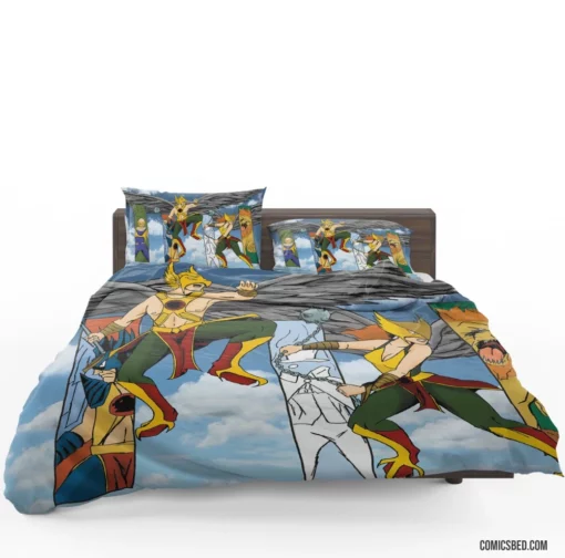 Hawkman & Hawkgirl DC Warrior Quest Comic Bedding Set