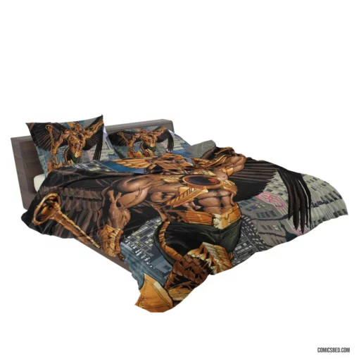 Hawkman Winged Vigilante Comic Bedding Set 2