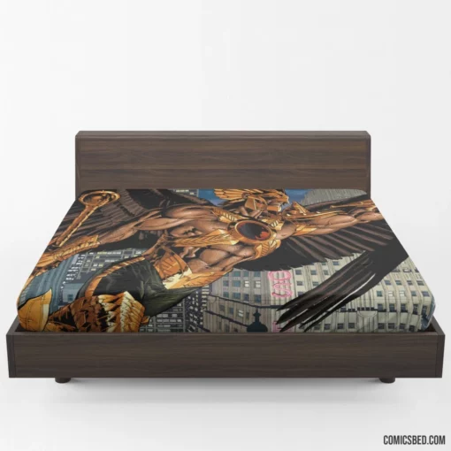 Hawkman Winged Vigilante Comic Fitted Sheet