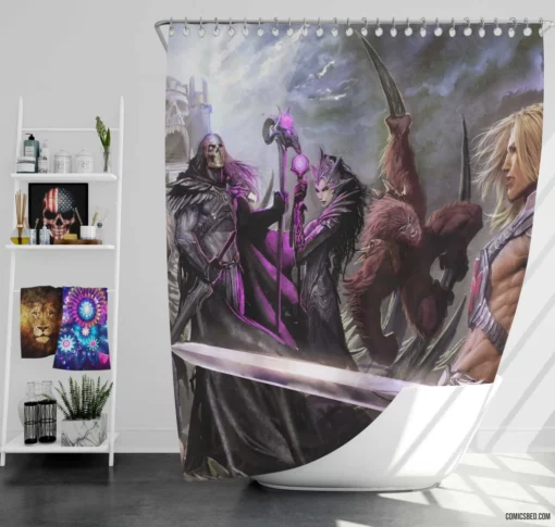 He-Man and the Masters of the Universe Comic Shower Curtain