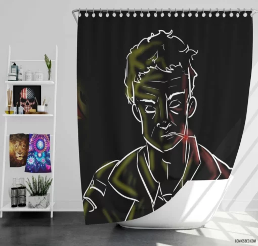 Hellblazer Occult Investigations Comic Shower Curtain